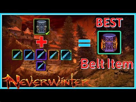 neverwinter decorative metal box|BEST in Slot Belt Item .